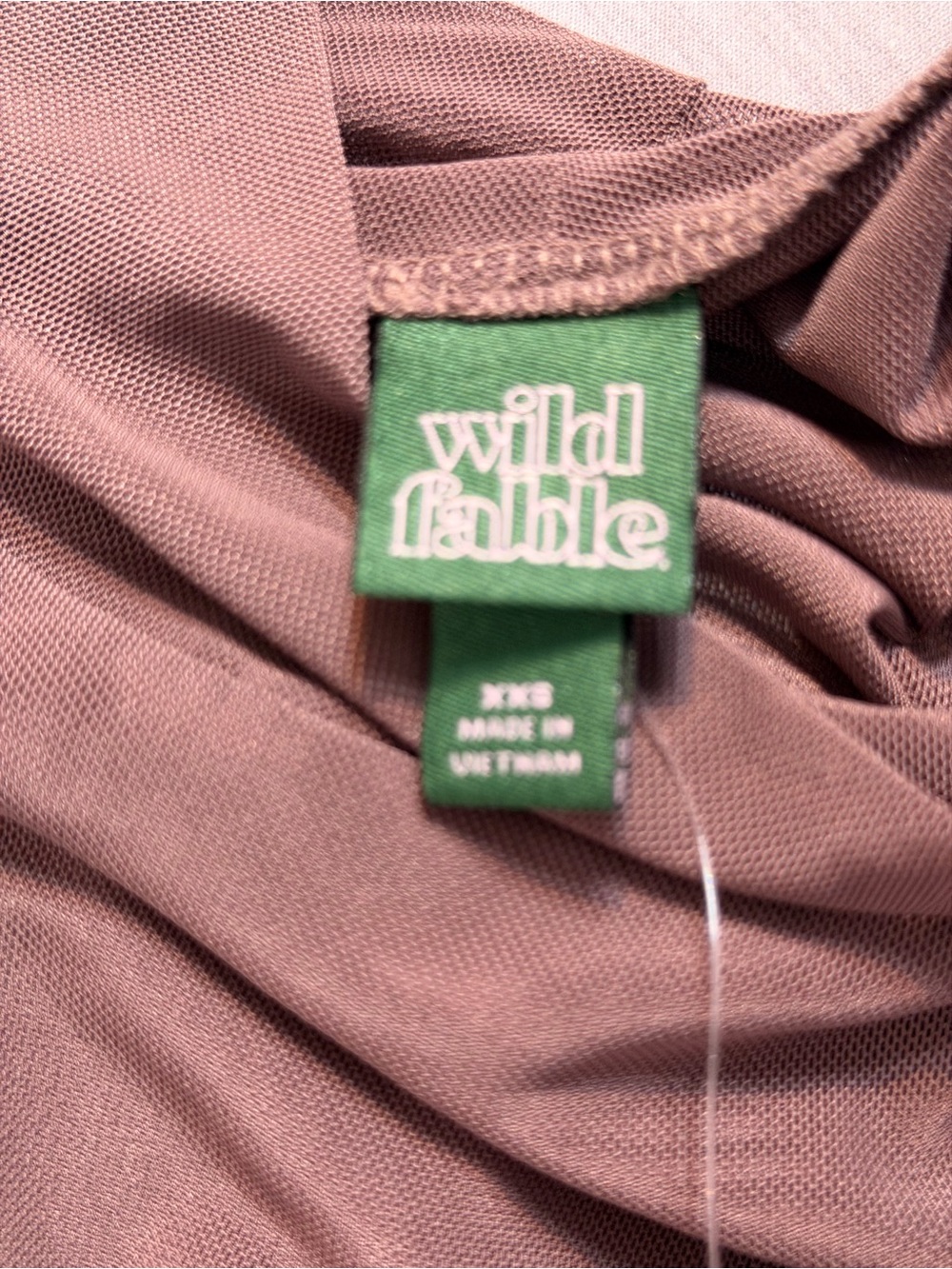 wild fable Long-Sleeve Crew Tee in Brown - Picture 3 of 4